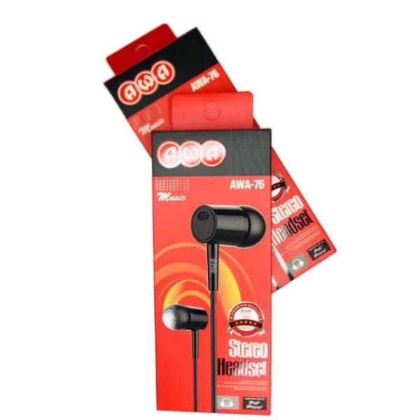 Awa 76 Handfree with NAN Plug – Fast Charger