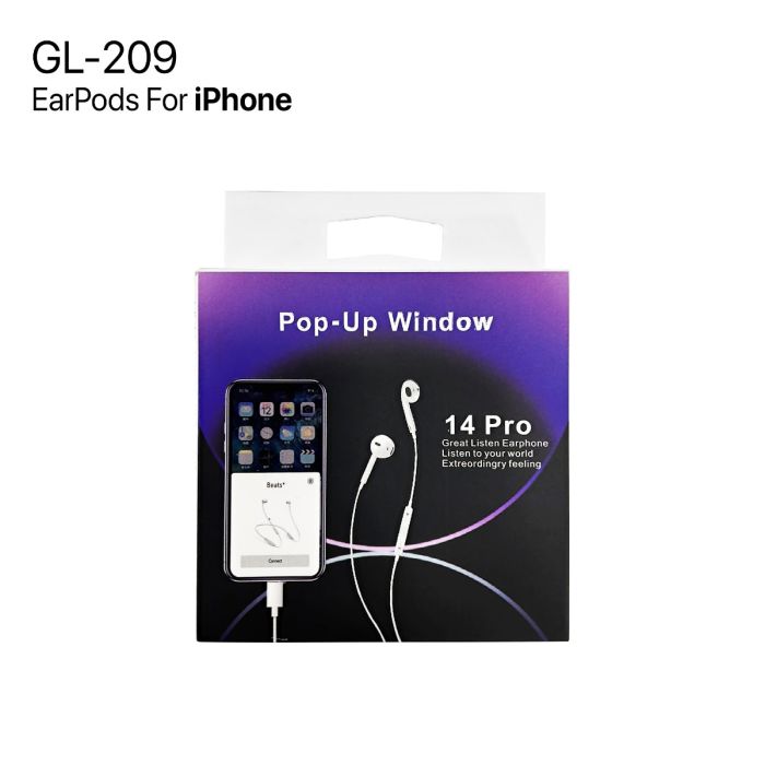 Popup Window Handfree 14 Pro with NAN Plug – Fast Charger