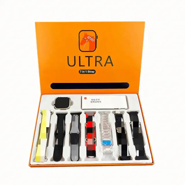 Ultra Smart Watch 7 In 1 Strap with NAN Plug – Fast Charger
